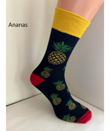 Skarpety Bawełniane HIPSTER - ANANAS